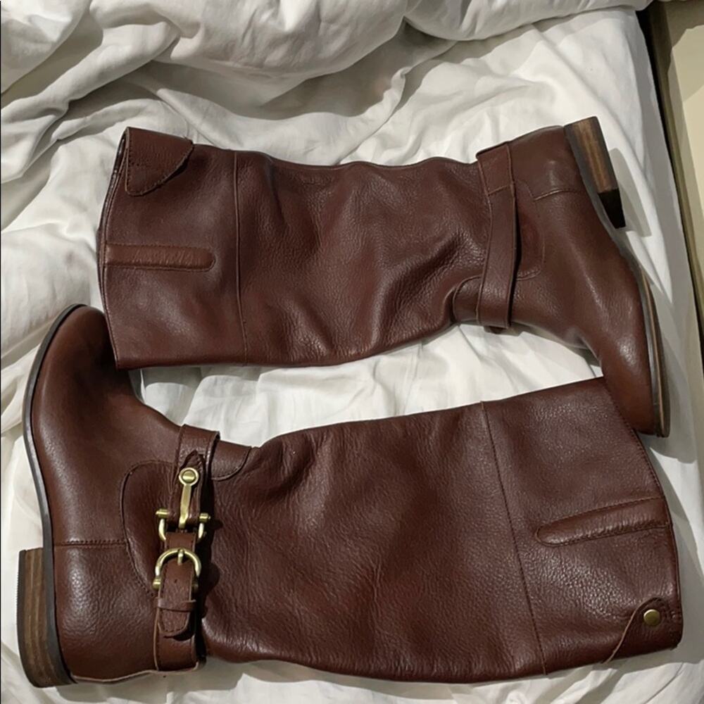 Dolce vita 8.5 Cognac riding boot euc fits like 8